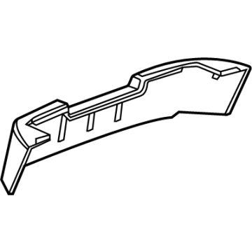 GM 84989147 Front Trim, Black
