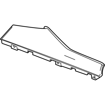 GM 84816355 Applique, Jet Black, Driver Side