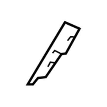 GM 84037148 Baffle, Lower Driver Side