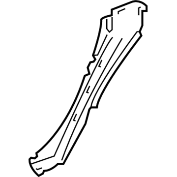 GM 22990238 Wheelhouse Brace, Driver Side