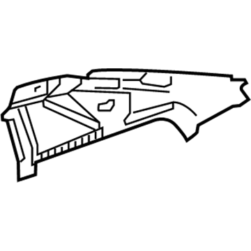 GM 84048814 Upper Panel, Rear Inner Driver Side
