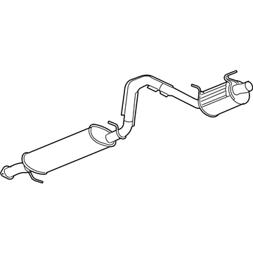 Chevy Trailblazer Muffler - 25839185