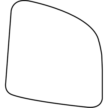 GM 19317312 Mirror Glass, Rear Passenger Side