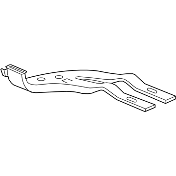 GM 39044133 Rear Duct, Passenger Side
