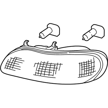 GM 22618781 Headlamp Assembly, Passenger Side