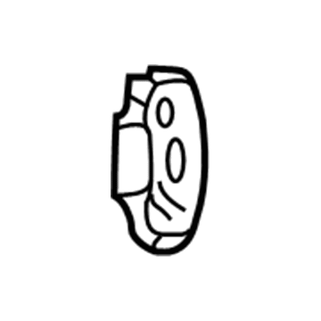 Saturn 12450792 Lock Pillar Reinforcement Lock Plate