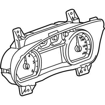 Chevy Silverado 1500 Instrument Cluster - 84597918