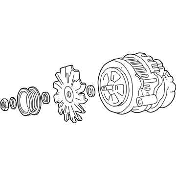 Cadillac Alternator - 19244779