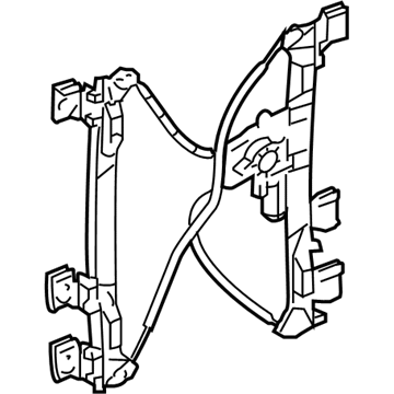 Chevy Trailblazer Window Regulator - 19331466