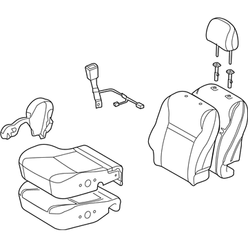 GM 19185013 Seat Assembly, Driver Side