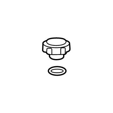 Chevy Coolant Reservoir Cap - 13544913