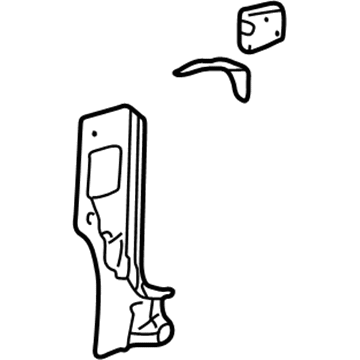 GM 88895132 Pillar Reinforcement, Front Passenger Side