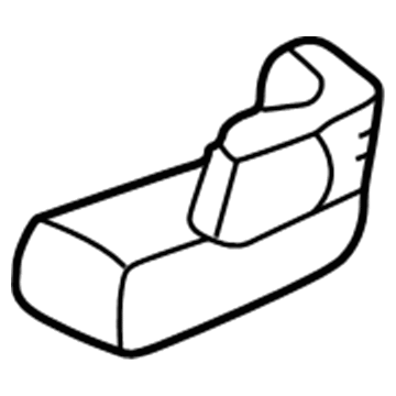 Oldsmobile 12474754 Center Seat Belt