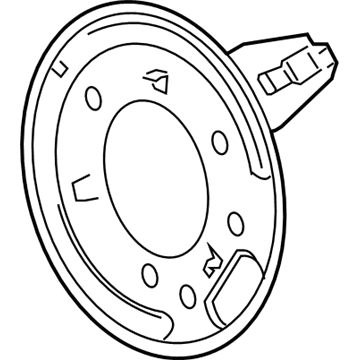 Cadillac Brake Backing Plate - 15853380