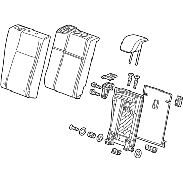 GM 42734223 Seat Back Assembly