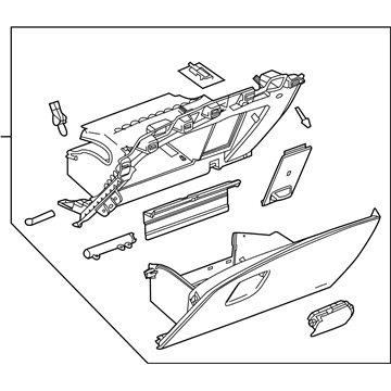 GM 23505603 Glove Box Assembly