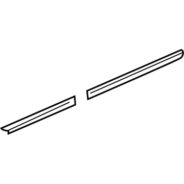 GM 15235727 Belt Weatherstrip, Rear Passenger Side