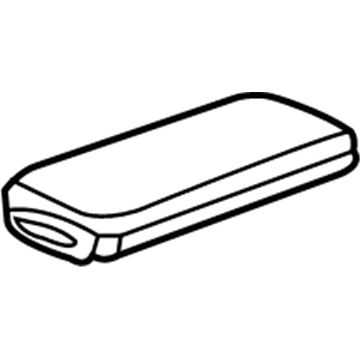 GM 25822226 Armrest Door, Blue, Rear Center