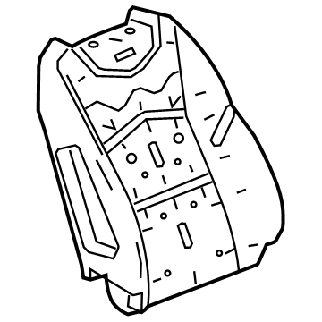 2022 Cadillac XT4 Seat Cushion Pad - 84551400