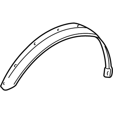 Chevy Express 1500 Fender Splash Shield - 15162951