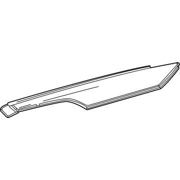 Cadillac 87817836 MOLDING,UPPER REAR SIDE DOOR OPENING REVEAL(INCLUDES 26-28)