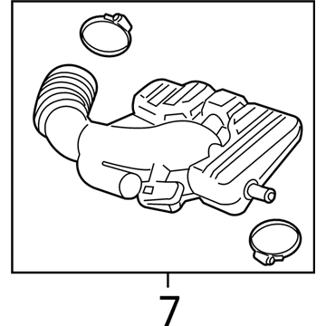 Buick 13372201 Outlet Duct