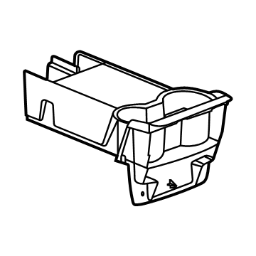 GM 84583817 Compartment, Black