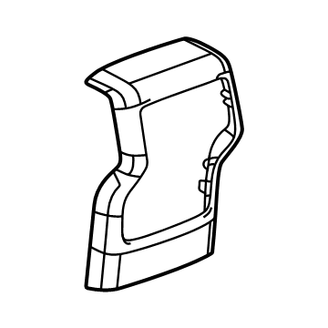 GM 84743049 Rear Panel, Black