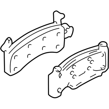 2001 GMC Safari Brake Pad - 19242610