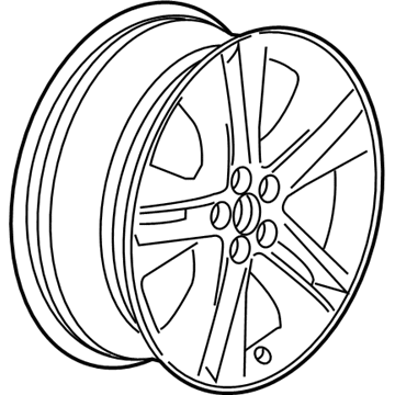 2012 Chevy Cruze Spare Wheel - 13254959