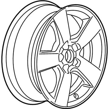 2012 Chevy Cruze Spare Wheel - 95224533