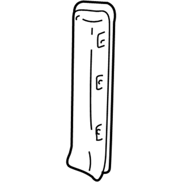 1999 Oldsmobile Bravada Door Moldings - 15676810