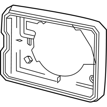GM 85166194 Trim Bezel, Rear Driver Side