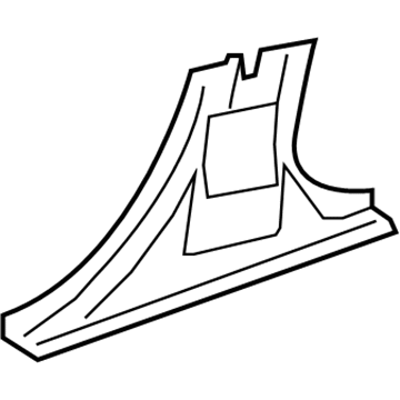 GM 22752708 Inner Center Pillar, Driver Side