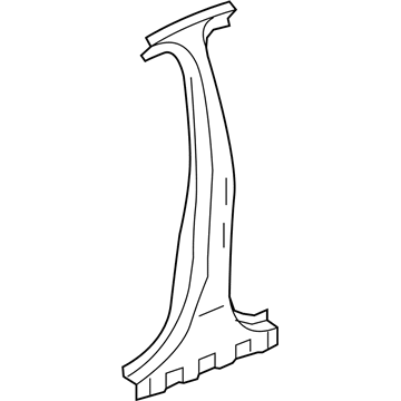 GM 20890568 Center Pillar Reinforcement, Outer Passenger Side