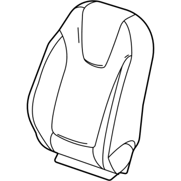 GM 42746049 Seat Back Cover, Beige, Driver Side