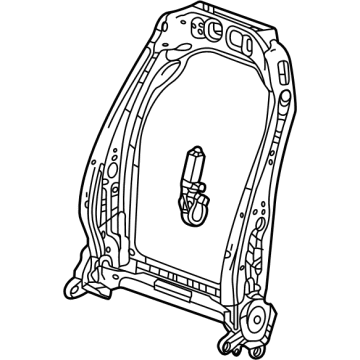 GM 13515464 Seat Back Frame, Front Driver Side