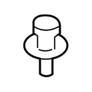GM 90138810 Fender Liner Rivet