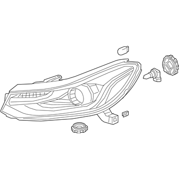 Chevy Trax Headlight - 42725481