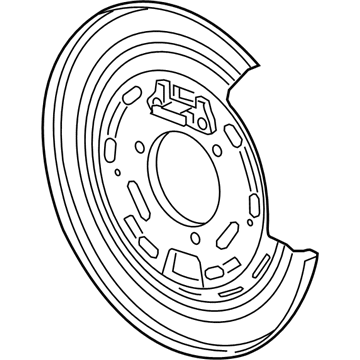 Cadillac Brake Backing Plate - 84203255