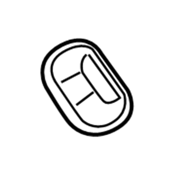 GM 13383990 Dovetail Latch Grommet, Driver Side