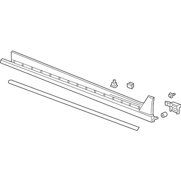 GM 23411543 Rocker Molding, Driver Side