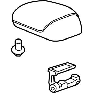 GM 95910782 Armrest, Black