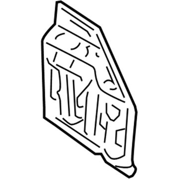 GM 19183931 Rear Body Panel Reinforcement, Passenger Side