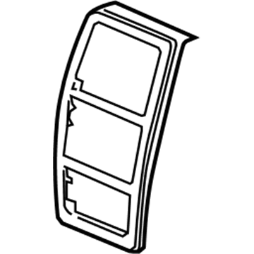 GM 89044028 Trim Plate, Gray