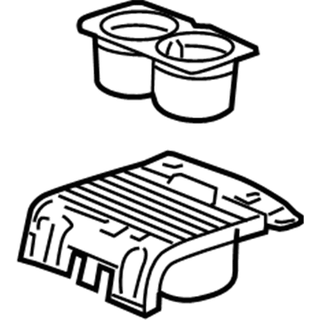 Cadillac STS Cup Holder - 15930713