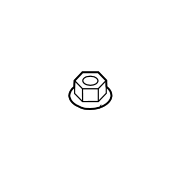 Chevy 11549169 Transmission Mount Nut