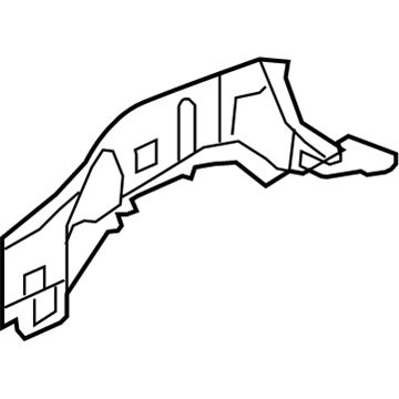 GM 19257008 Outer Rail, Front Passenger Side
