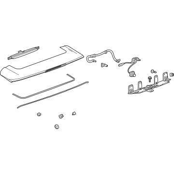 GM 42769223 Spoiler, Rear