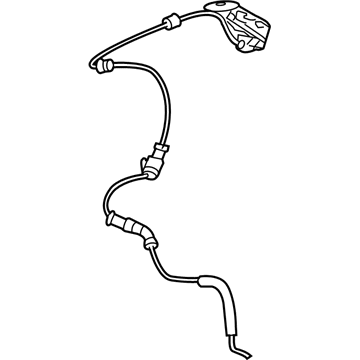 GMC Wheel Speed Sensor - 15176995